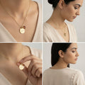 Birthstone name necklace